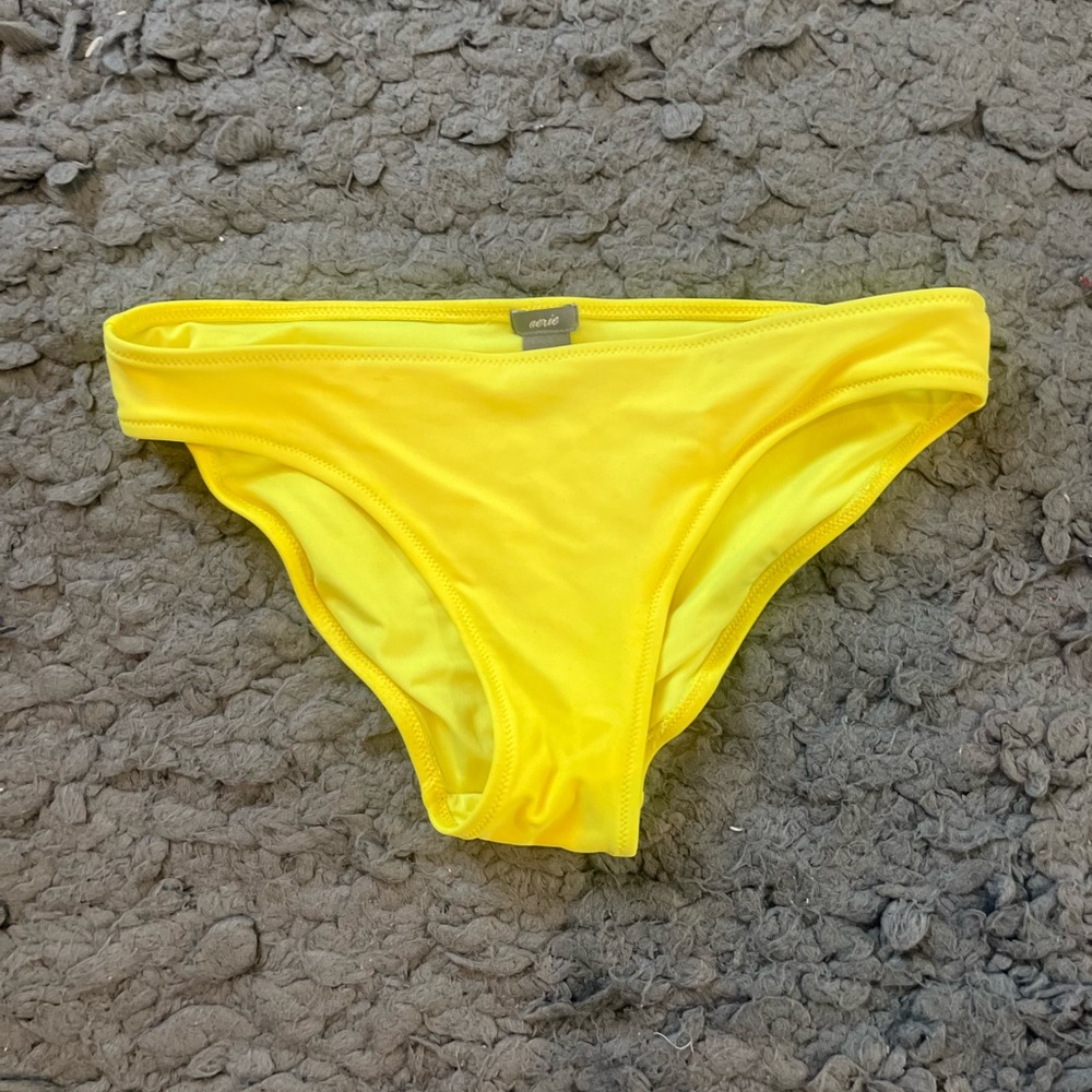 Aerie neon yellow bikini bottoms